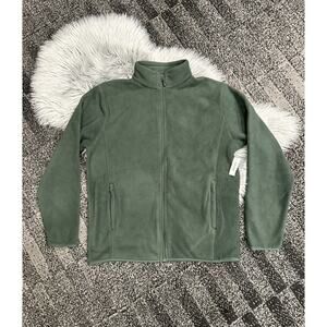 Amazon Essentials Men's Full-zip Polar Fleece‎ Jacket, Dark green Medium